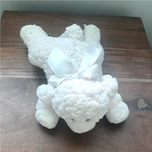 NWOT Bearington Baby Plush Lamb Stuffed Animal with Rattle (8 inches)